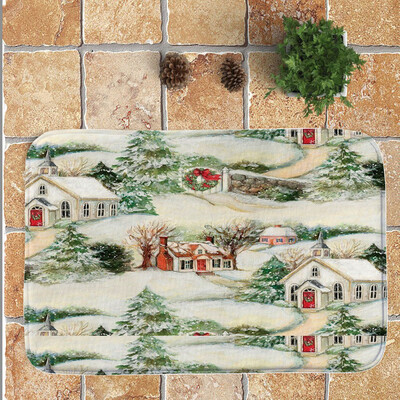 

Tailored Merry Christmas Welcome Doormats Indoor Home Carpets Decor 40x60CM