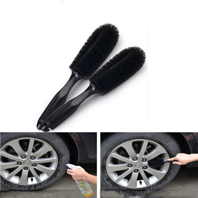 

〖Follure〗Car Truck Motorcycle Black Wheel Tire Rim Scrub Brush Washing Tool Durable