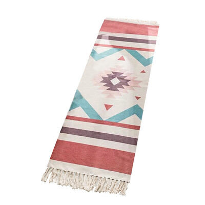 

Toponeto Cotton Linen Nordic Style Hand-woven Mats Tatami Carpet 60x150cm Living Room