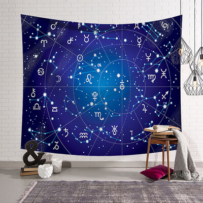 

Toponeto Psychedelic Moon&Sun Wall Hanging Beach Towel Art Tapestry Dorm Home Decor
