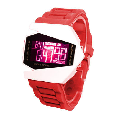

Fashion LED Digital Wristwatch Plane Shape Dial Smart Watch For Students