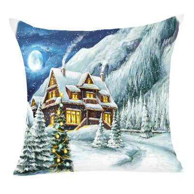 

Tailored Christmas Pillow Cover Decor Pillow Case Sofa Waist Throw Cushion Cover
