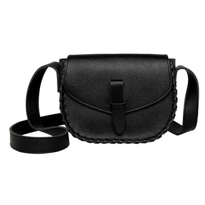 

Women Shoulder Messenger Bag PU Leather Flap Crossbody Solid Color Bags