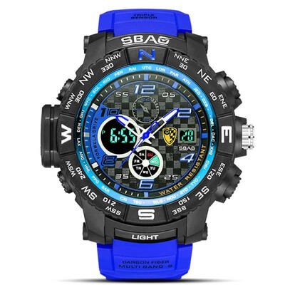 

SBAO Casual Luminous Digital Wristwatch Waterproof Sports Watch For Men
