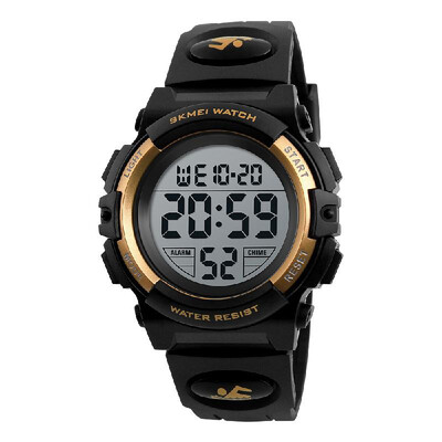 

SKMEI Children Watch Wristwatch Fashion Multifunction Waterproof Outdoor Sports Luminous Watch for Kids Students Boys 1266 Black