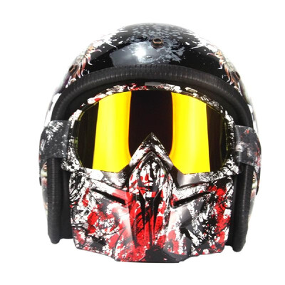 

Face Mask Tactical Helmet Masksunglas Motorcycle Helmets Mock Black  Dragon