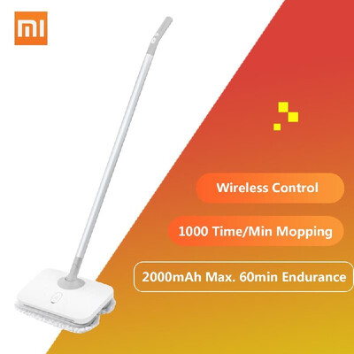 

Xiaomi Mijia Wireless Handheld Floor Wiper Electric Mop Vacuum Cleaner Washers Wet Mopping Robot Floor Mop Machine with LED Light