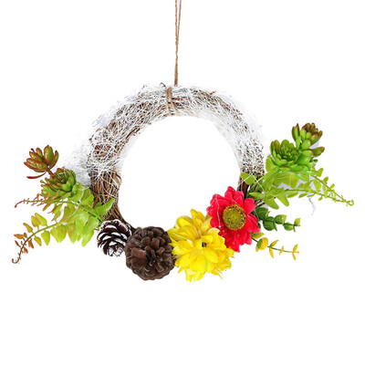 

〖Follure〗20CM Christmas Wreath Christmas Home Decoration Wedding Decoration Wreath