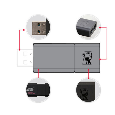 

Genuine Original Kingston High Speed Data Transfer DT 100 G3 64GB USB 30 Flash Drive U Disk External Storage Memory Stick