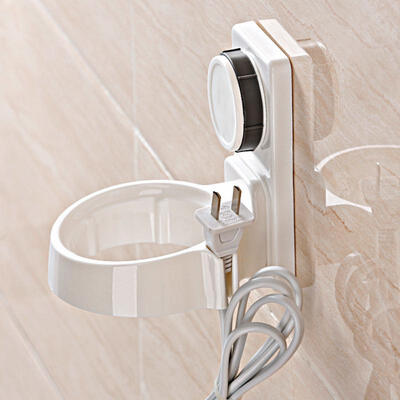 

Greensen Bathroom Wall Hanging Bathroom Shelf Suction Cup Punch Free Storage Rack Hair Dryer Rack