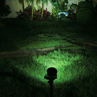 

Outdoor Spotlight Solar Light 4-LED Adjustable Security Flood Wall Lighting Garden Lawn Landscape Lamp