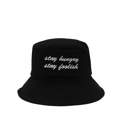 

Hat Female Autumn&Winter Alphabet Sticker Fishermans Hat Japanese Literature&Art Soft Girls Sunshade Cap