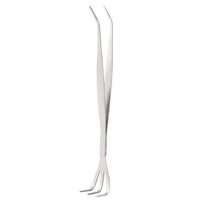 

Greensen 2-in-1 Stainless Steel Root Rake Bonsai Tweezers Soil Farming Tool with Ergonomical Handle