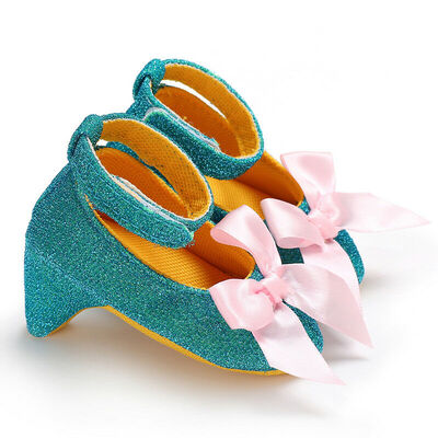 

Newborn Baby Girl Shoes High Heels for Photo Princess Toddler Bowknot Crib Shoes