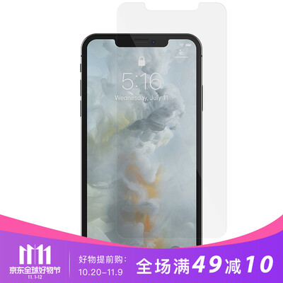 

Moshi Moss Apple 2018 New iPhone  Max Tempered Glass Film 65 Inch Mobile Phone Scratch Film Half Pack Clear Glass Protective Film Exhaust Sticker AirFoil Transparent