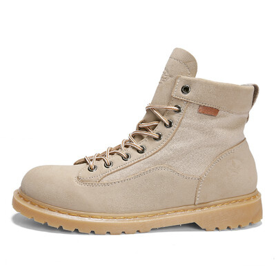 

British wind Martin boots Korean version of the wild desert motorcycle boots couple short boots student tide shoes