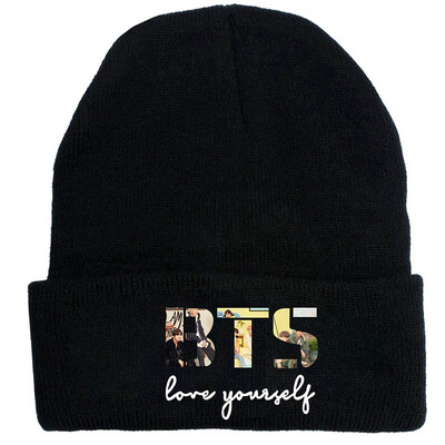 

CAR-TOBBY KPOP BTS Bangtan Boys Beanie Hat JIMIN J-HOPE Man Woman Winter Warm Knitted Cap