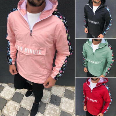 

New Mens Winter Slim Hoodies Warm Hooded Sweatshirt Coat Jacket Outwear Sweater