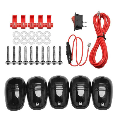 

Cab Roof Running Marker Lights Clearance Running Lights with Wiring Harness Pack for Pickup Truck SUV Off Road Car