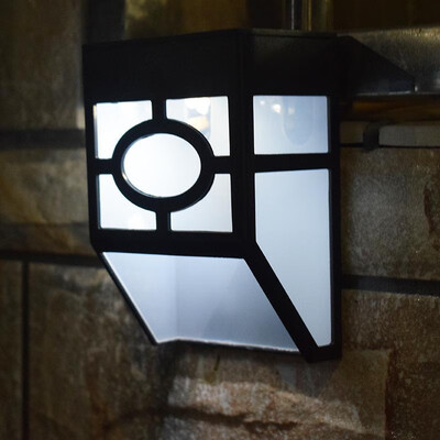 

Cross-border explosion solar retro wall lamp solar LED pane light lighting wall lamp outdoor rainproof wall light