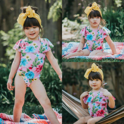 

Lovely Newborn Baby Girls Floral Romper Bodysuit Jumpsuit Outfit Sunsuit Clothes