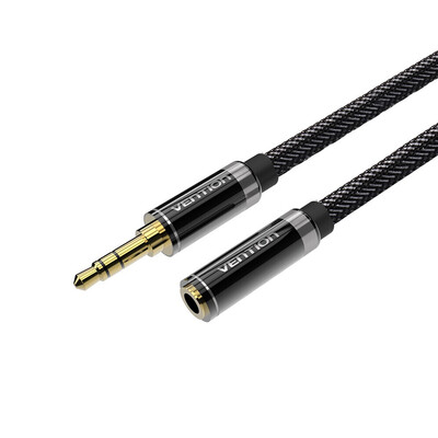 

VENTION 35mm Audio Extension Cable Stereo Male to Female Audio Adapter AUX Cable for Car Smartphone PC MP3 5m1640ftBlack