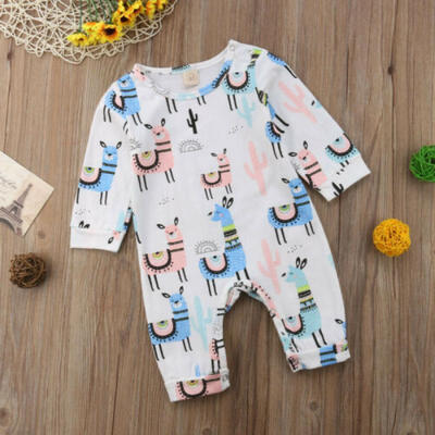 

US Newborn Toddler Baby Girls Boys Romper Jumpsuits Outfits Kids Cotton Clothes