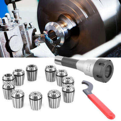 

Greensen R8-ER32716-20 Shank Collet Chuck Holder&Collet Set for CNC Lathe Milling Machine