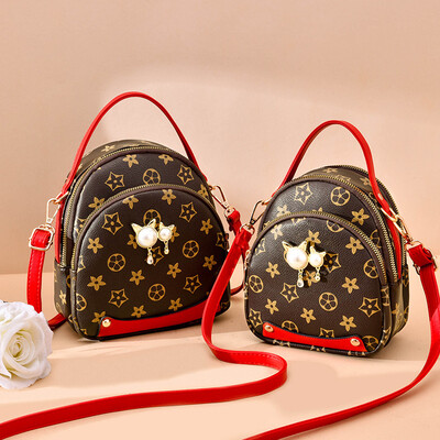 

Bag female new Korean version of the wild mini mobile shoulder slung small bag fashion ins super fire small backpack