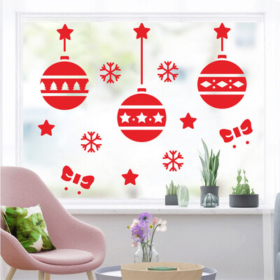 

Tailored Christmas Removable Window Stickers Art Decal Wall Home Shop Decor