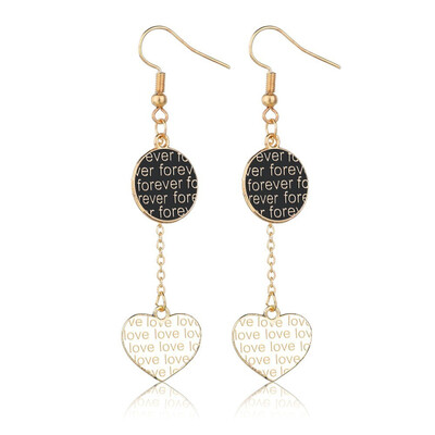 

Bohemian Cute Irregular Gold Pendant Earrings Large Girl Ears Ladies Long Pendant Earrings Party Clothing Accessories Dropship