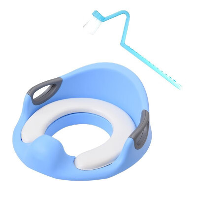 

Household Lightweight Potty Training Toilet Seat Cover Urine Splash Guard Non-Slip Rubber Grip Cushion Handle Backrest Seat Design