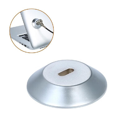 

Notebook Lock Keyhole Portable Lock Hole Round Anti Theft for PC Laptop Projector Tablets Electronic Devices Silver