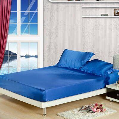 

Toponeto New QueenStandard Silk Satin Bed Sheet Cushion Cover Multiple Colors Gift