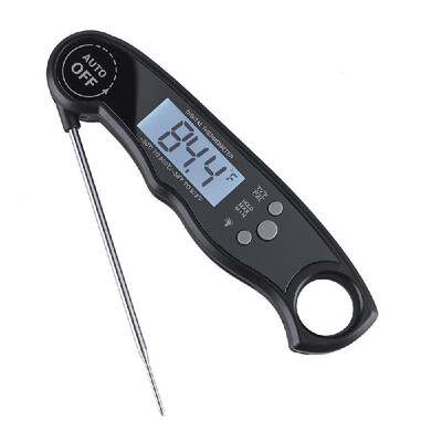 

Waterproof Digital Instant Read Food Meat Thermometer with 47〃 Folding Foldable Probe Calibration Function for Kitchen Cooking Oi