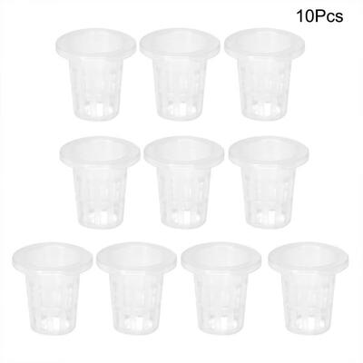 

Greensen 10pcsSet Breathable Plastic Hydroponic Basket Cup for Garden Balcony Planting
