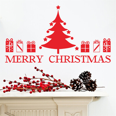 

Toponeto Christmas Letter Decor Removable Wall Sticker Bedroom Backdrop Art Decal DIY
