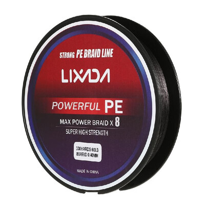 

Lixada 300M 330Yds 8 Strands PE Braided Fishing Line Super Strong Multifilament Fishing Line Carp Fish Line Wires Rope Cord 20-9
