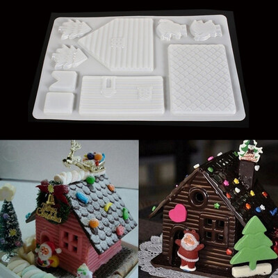 

Pudding Jelly Baking Christmas Chocolate Mold Gingerbread House Cake Mould Tool