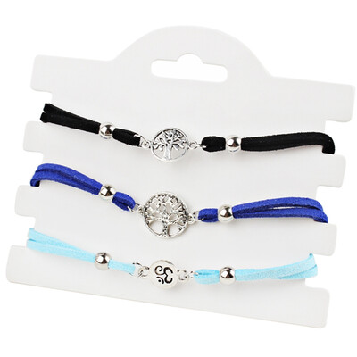 

Ankle Bracelets For Women And American Style Beach Multilaye Anklet Silver Color Happy Leaf Foot Anklet Set