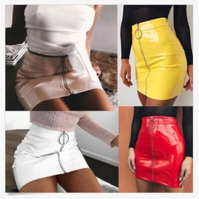

Fashion Women´s Ladies Casual High Waist A-Line Bodycon Pencil Mini Short Skirt