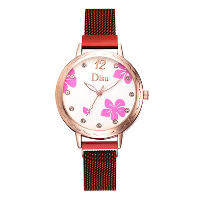 

Simple Women Butterfly Flying Dance Dial Wristwatches Luxury Casual Female Quartz Clock Mesh Belt Strap Relogio Feminino