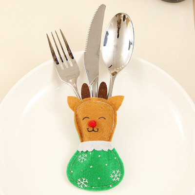 

Toponeto Decoration Creative Home Party Fork Set Hat Tree Storage Tool Christmas Bag