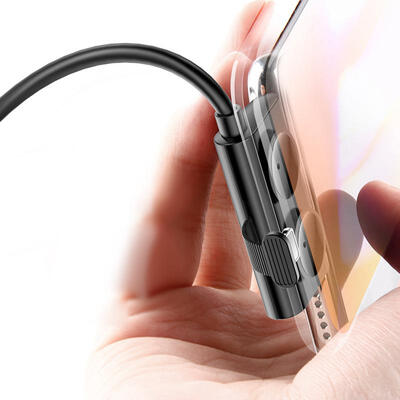 

Baseus Suction Cup USB Cable For IPHONE X 8 7 6 Game Mobile Phone Cable 24A Fast Charging Adapter Data Cord Cable-2m