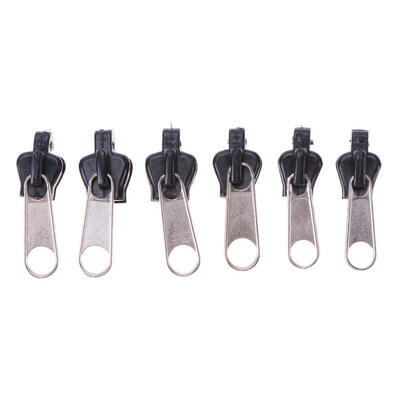 

6pcsset Universal Instant Fix Zipper Repair Kit Replacement Zip Slider