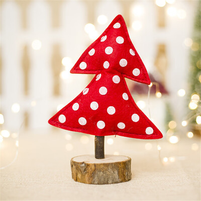 

〖Follure〗Merry Christmas Tree Cloth Desk Decoration Toy Doll Gift Office Home Children