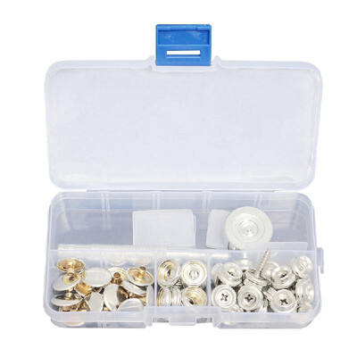 

15MM Stainless Canvas to Screw Press Stud Snap Kit Boat Cover Fitting Fastener