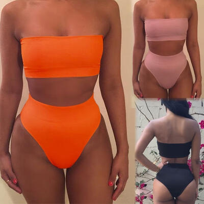 

Women Bikini Set Swimsuit Beachwear Swimwear push up monokini Bra Bathing