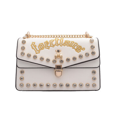 

Tide letter Korean version of the wild Messenger box small square bag