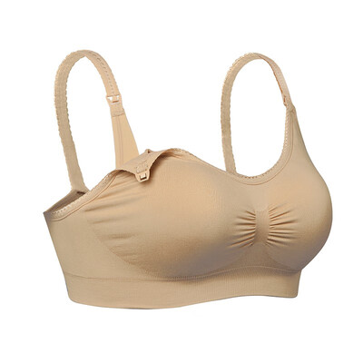 

iLoveSIA Nursing Bra Breathable Anti-Hit Hammer Full Cup No Trace Breastfeeding Bra-2P-70255626